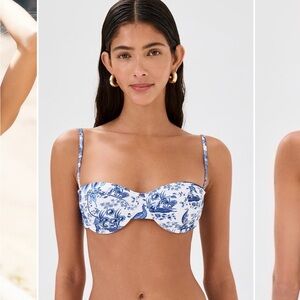 STAUD Jo Balconette Set (Top - M) (Bottom - S)